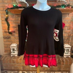 Torrid Black & Red Christmas Sweater 2X